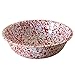 Enamelware Small Basin, 4 quart, Red/White Splatter (Single)