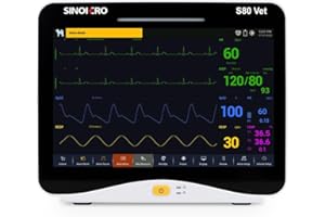 SINOHERO Veterinary Monitor 10.1'' Multi-Parameter Touch Screen Pet Monitor for Cat, Dog,Cow,Pig,Horse and Other Animals