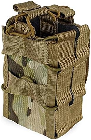 KYhao Nylon MOLLE Open Top Double Or single Magazine Mag Pouch (MC)