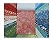 Paperhues Blue-Green-Red Celebration Collection Handmade Scrapbook Papers 8.5x11