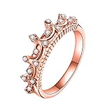 Discountsday 2019 Gold Rings Pretty Crown Lady