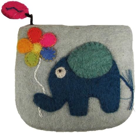 Wild Woolies Women's Fair Trade Felt Coin Purse - Jumbo