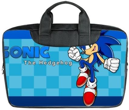 Portable Laptop handbag Custom Sonic the Hedgehog Durable High Quality Laptop Bag Sleeve for Macbook Air 15 Inch (Twin sides)