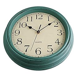 Foxtop Retro Silent Non-Ticking Round Classic Clock