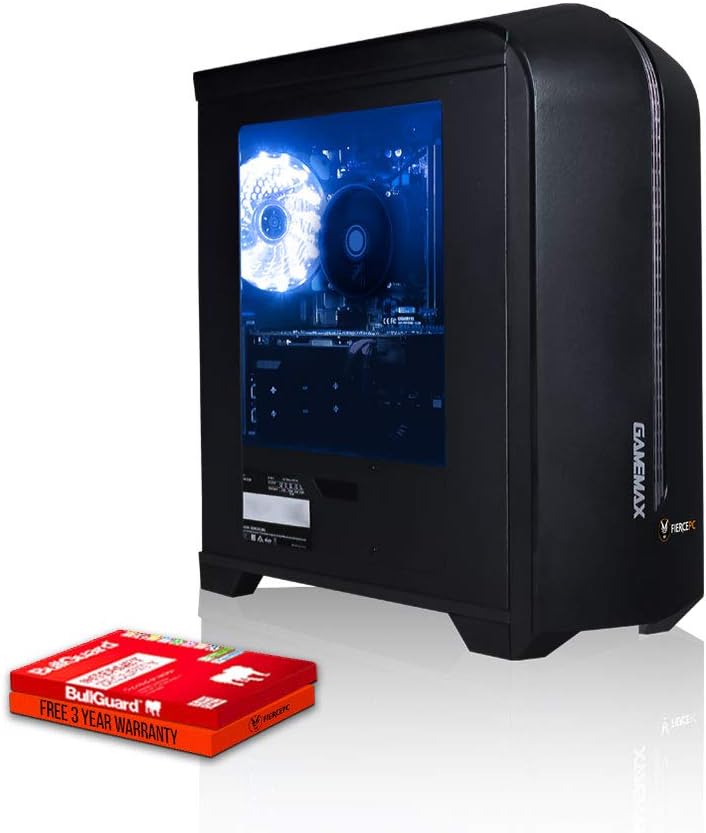 Fierce Gaming PC - AMD Athlon 3000G 3.5GHz, AMD Vega 3 Graphics, 8GB 3000MHz, 1TB Hard Drive, Windows 10 Compatible…