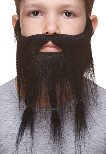 Small Braided Sea Captain beard and mustache