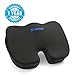Plixio Memory Foam Seat Cushion - Chair Pillow for Sciatica, Coccyx, Back & Tailbone Pain Relief - Orthopedic Chair Pad for Support in Office Desk Chair, Car, Wheelchair & Airplane