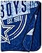 Officially Licensed NFL Grand Stand Plush Raschel Throw Blanket, 50