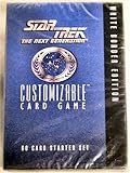 Star Trek The Next Generation Customizable Card Game White Border Edition Starter Set
