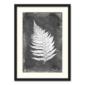 Black Paper Framed Canvas Wall Art...