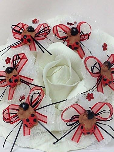 Ethnic Mini Corsage Ladybug Guest Favor Keepsake Gifts