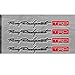 Encell Car Door Sticker Decal For TRD Toyota,Black,2Pack