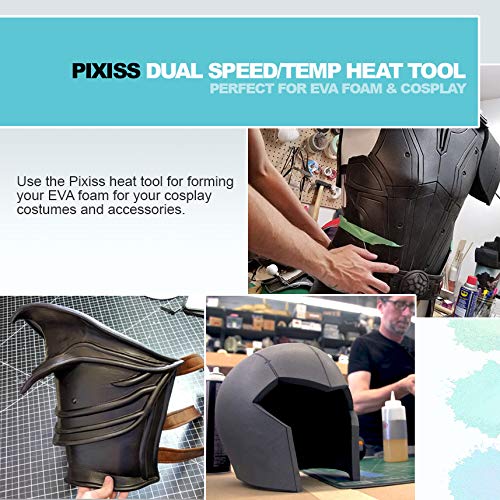 image for Pixiss Heat Tool Embossing Heat Gun, Dual Temperature Speed Profession