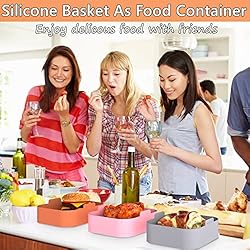 BTSHOW Air Fryer Silicone Liners Inserts Square 8.5