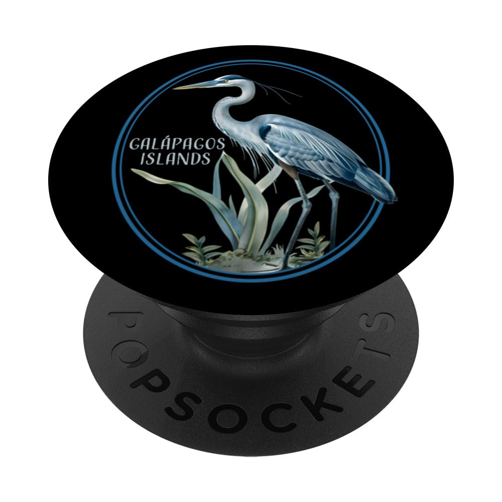 Water Fowl Bird Watching Heron Birds Great Galápagos Islands PopSockets Swappable PopGrip