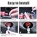 Ruien Universal Aluminum Turbo Sound Exhaust Muffler Pipe Whistle Car Blow Off Valve BOV Tip Simulator Whistler (L-Black)