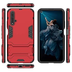 GOBY Cover per Huawei Honor 20 Case Silcona Fondina Ibrida Robusta Armor Bumper TPU Case Magnetica Supporto Smartphone… - immagine 5