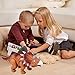 WomToy Walking Dinosaur Toys, Triceratops Dinosaur Toy Figure for Boys & Girls for Kids with Amazing Roar Sounds, Lights & Movement