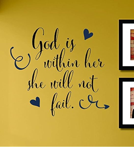 Get Amazon Com God Is Within Her She Will Not Fail Vinyl Wall Decals HD Get Wallpaper Amazon Com God Is Within Her She Will Not Fail Vinyl Wall Decals HD