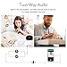 AKASO WiFi Security Camera IP Camera, 1080P HD Wireless Home Surveillance Baby/Pets Monitor with Two-Way Audio,Phone APP Remote Access,Pan/Tilt,Motion Detect,Panoramic Navigation,3D Positioning (P20)