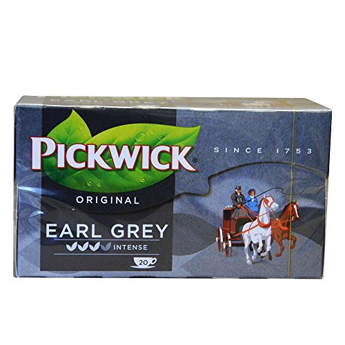 Pickwick Tee Earl Grey, Schwarzer Tee, Schwarztee, aromatisch, 20 Teebeutel