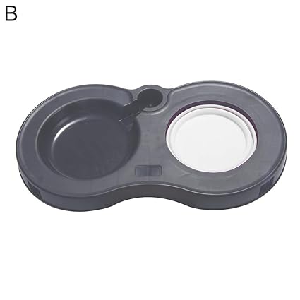 Pet Supplies Lesharp Dog Accessories Foldable Dual Bowl Pet