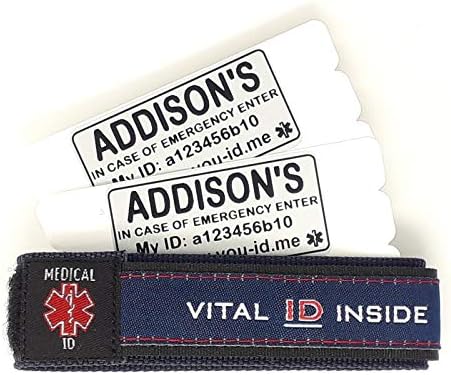 Addison's Disease, Addisons Disease Bracelet, Addisons Disease Medical Bracelet, Alert Your Contacts in an Emergency, Addison's Medical Wristband