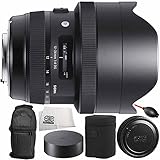 Sigma 12-24mm F/4 DG HSM Art Lens For Canon EF 8PC Bundle - Includes Dust Blower + Carrying Case + Microfiber Cleaning Cloth + Manufacturer Accessories