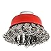 HOYIN 2-1/2Inch Wire Cup Brush, 0.020In Stainless Steel ,Twist Knotted ,5/8inch-11UNC for Angle Grinders