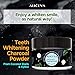 Teeth Whitening Activated Charcoal Powder with Xylitol - 2.2 oz Food Grade Formula from Organic Coconut Shell - Spearmint Flavor - Naturally Teeth Whitener Tooth Stain Remover - 60ML