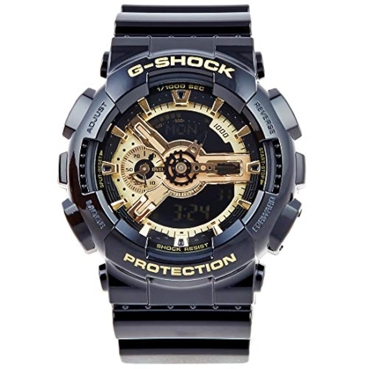 해외] CASIO G-SHOCK 지샥 GA-110GB-1ADR (일본 제품번호 GA-110GB-1AJF ) BLACK ×