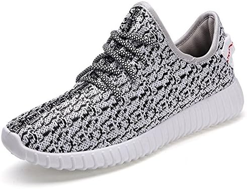 Yasmine Fashion Lightweight Sneakers Unisex Shoes for Couple Men Women Grey 40