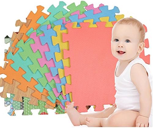 C360 Floor Mat 30-tile Multi-Color Exercise Mat Solid Foam EVA Playmat Kids Safety