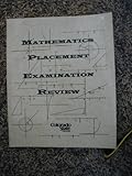 Mathematics Placement Examination Review, Colorado State University Staff, 096300767X