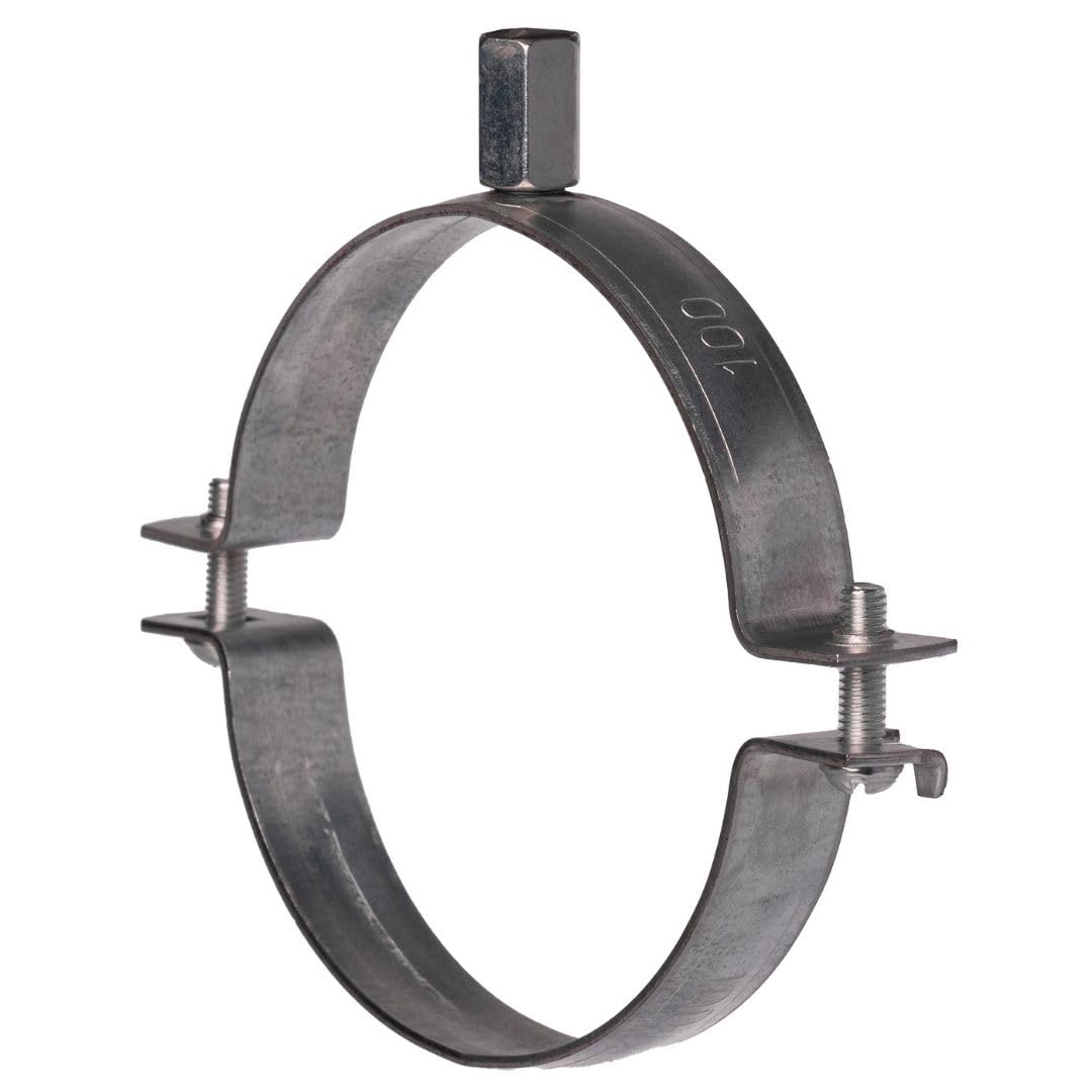Ø 100 mm / 4 inch Steel Pipe Bracket/Clamp - Suspension Ring - Duct Holder