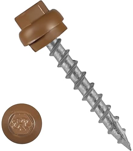 Power Pro ZXL Roofing Screws, Self-Drilling, Metal to Wood