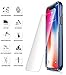 iPhone X Screen Protector, Poetic [Full Coverage][HD Clear][Case Friendly][Anti-Fingerprint] Premium Edge-to-Edge Tempered Glass Screen Protector for Apple iPhone X (2017) (Clear)