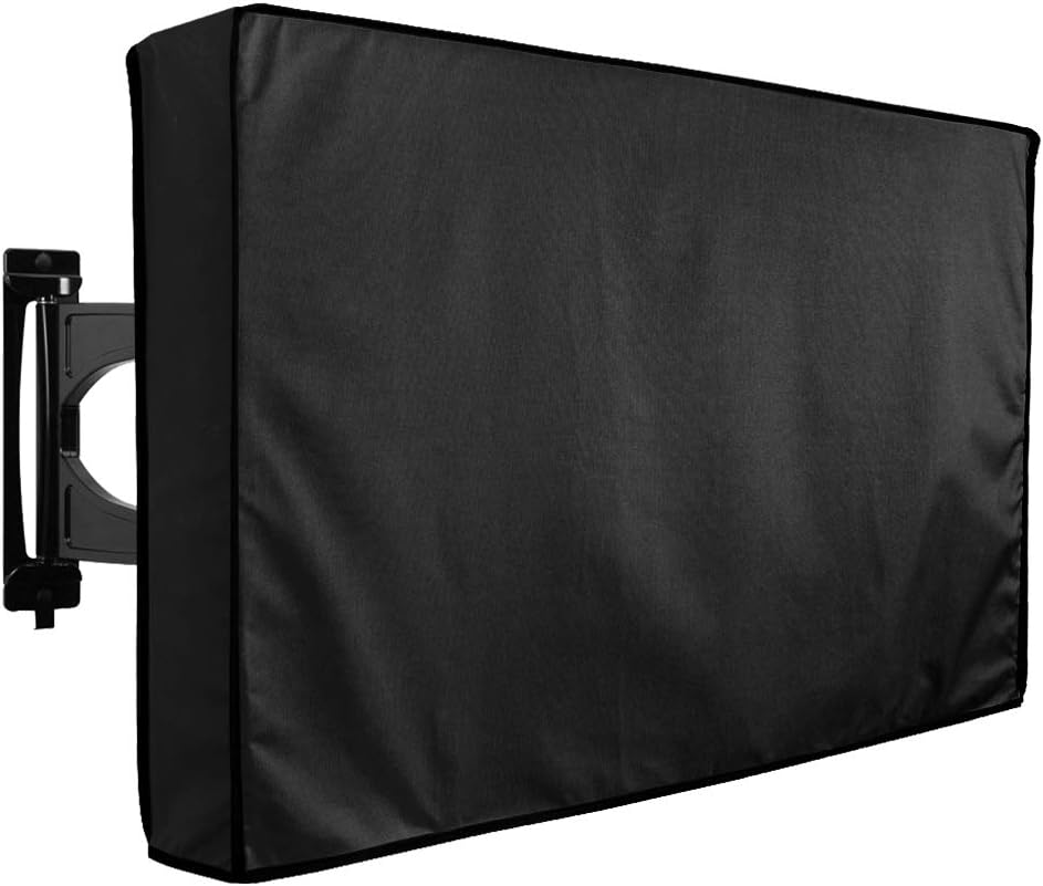 Depot Outdoor TV Cover 44 to 46 inches with Bottom Cover, Heavy Duty, Waterproof Thick Fabric, Weatherproof Outdoor TV Enclosure for Outside TV