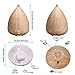 300ml Wood Grain Ultrasonic Oil Diffuser Cool Mist Humidifier with 2 Working Modes,Ultrasonic Cool Mist Whisper-Quiet Air Humidifier&Waterless Auto Shut-Off for for Spa, Bedroom (model 2)
