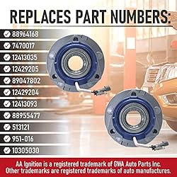 Front Wheel Hub Bearing Assembly - Set of 2