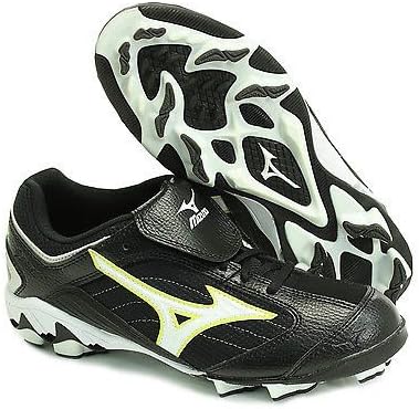 black and yellow softball cleats