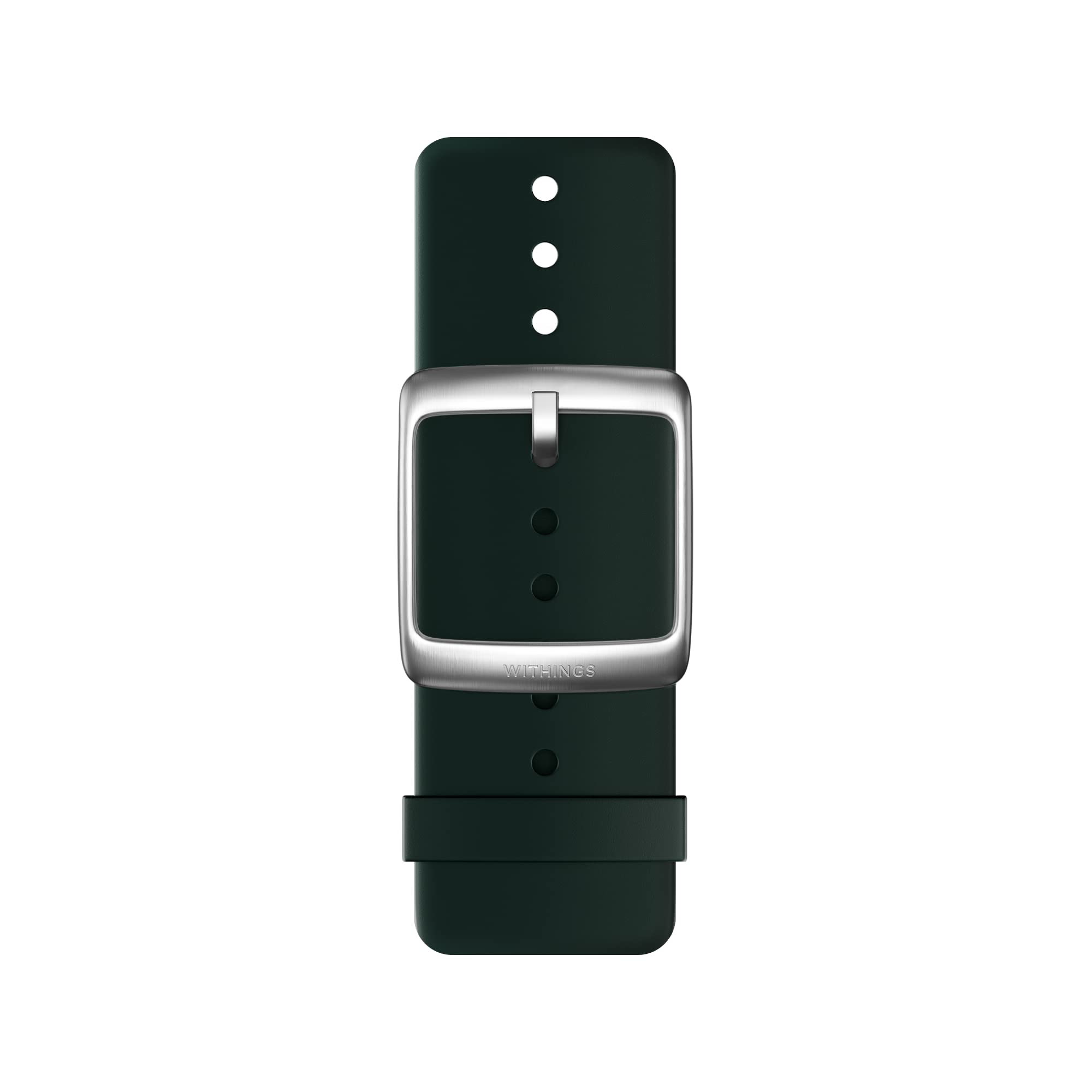 Withings Premium Sport Fluoroelastomer Wristband for ScanWatch, Steel HR, HR Sport, Move ECG, Move
