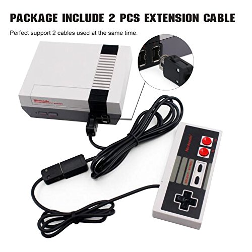 image for YCCTEAM NES Classic Controller Extension Cable 10ft, SNES Extension Po