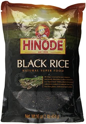 Hinode Black Rice - Natural Super Food 16 oz (1 pound) 454g