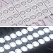 Vanity Lights,Hollywood Lights 4-FQ Makeup Strip Lights Vanity Mirror Lights Kit 9.8FT Makeup Lights Stick on Touch Dimmer White 60 Led Module Lights Plug in Led Lights for Mirror Vanity Table
