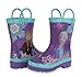 Disney Frozen Girls Anna and Elsa Pink Rain Boots - Size 11 Little Kid