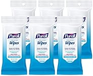 Purell Hand Sanitizing Wipes, Clean Refreshing Scent, 20 Count Travel Pack (Pack of 6) - 9124-09-EC