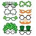 St Patrick's Photo Booth Props Creative Funny Disguise Props for Parties or Group Photos - 52 Pieces