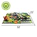 Dinosaur Toys Race Track with a Dinosaur Playmat - 142 Pcs Flexible Tracks Playset,2 Dinosaurs and Multiple Elements for 3,4,5,6 Year Old Boys and Girls