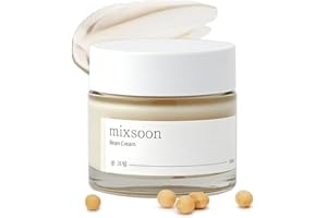 mixsoon Bean Cream - Intensive Moisture Face Cream For Smooth, Nourished Skin, Pore & Sebum Care - Korean Skincare For Glass Skin - Non-stick (1.69 fl.oz / 50ml)